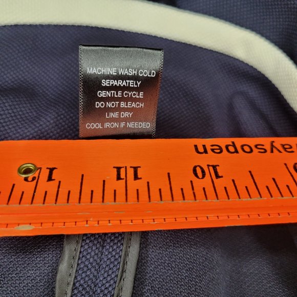 Nautical Blazer Soho Apparel LTD Navy Blue and White Small Collared Butt… - Picture 9 of 9